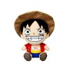 25CM One Piece Anime Figure Q Version Plush Toys Zoro Luffy Chopper Ace Cute Cartoon Plush 4 - One Piece Shop