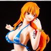 33cm Anime One Piece Nami Figure Fashion Sexy Beach Surf Swimsuit Girl Action Figurine Pvc Model 1 - One Piece Shop