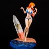 33cm Anime One Piece Nami Figure Fashion Sexy Beach Surf Swimsuit Girl Action Figurine Pvc Model 2 - One Piece Shop