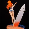 33cm Anime One Piece Nami Figure Fashion Sexy Beach Surf Swimsuit Girl Action Figurine Pvc Model 3 - One Piece Shop