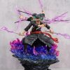 39cm One Piece Anime Roronoa Zoro Wano Country Three Heads and Six Arms Nine Knives Flow 3 - One Piece Shop