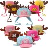 Anime Kawaii Plush Toys Cosplay Tony Chopper Cotton Hat Warm Winter Cap For Costume Adult Unisex 1 - One Piece Shop