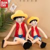 Anime One Piece Straw Hat Luffy Doll Large Size Plush Toys Nautical King Boy Dolls Boys 3 - One Piece Shop