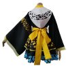 Anime One Piece Trafalgar Law Cosplay Costume Dress for Girls Hoodie Outfit Fantasia Halloween Party Disguise 3 - One Piece Shop