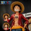 Hot 28cm One Piece Anime Figure Confident Smiley Luffy Three Form Face Changing Doll Action Figurine 1 - One Piece Shop