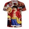 Pirate King Tee Shirt For Male One Piece T shirt Mens Cotton Tshirt Luffy Straw Hat 1.jpg 640x640 1 - One Piece Shop