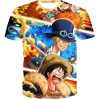 Pirate King Tee Shirt For Male One Piece T shirt Mens Cotton Tshirt Luffy Straw Hat 14.jpg 640x640 14 - One Piece Shop