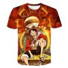 Pirate King Tee Shirt For Male One Piece T shirt Mens Cotton Tshirt Luffy Straw Hat 15.jpg 640x640 15 - One Piece Shop