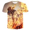 Pirate King Tee Shirt For Male One Piece T shirt Mens Cotton Tshirt Luffy Straw Hat 16.jpg 640x640 16 - One Piece Shop