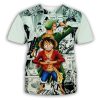 Pirate King Tee Shirt For Male One Piece T shirt Mens Cotton Tshirt Luffy Straw Hat 2.jpg 640x640 2 - One Piece Shop