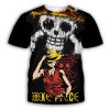 Pirate King Tee Shirt For Male One Piece T shirt Mens Cotton Tshirt Luffy Straw Hat 6.jpg 640x640 6 - One Piece Shop