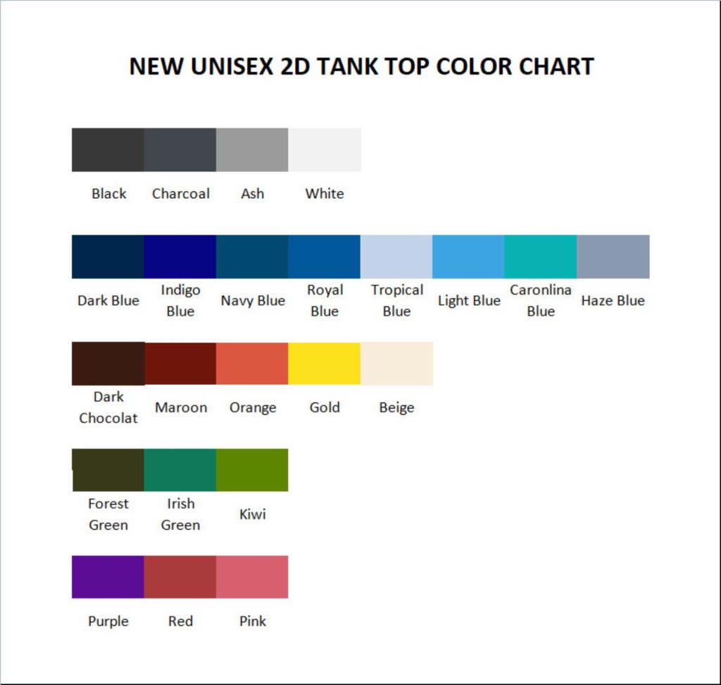 tank top color chart 1 - One Piece Shop